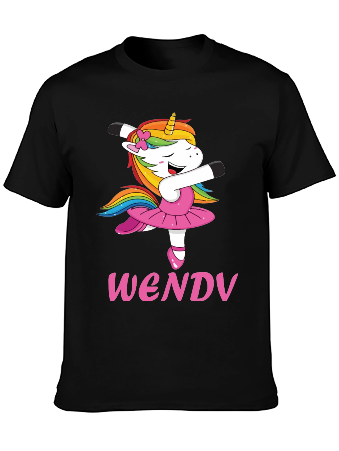 Wendy Unicorn Ballerina T-Shirt - Personalized