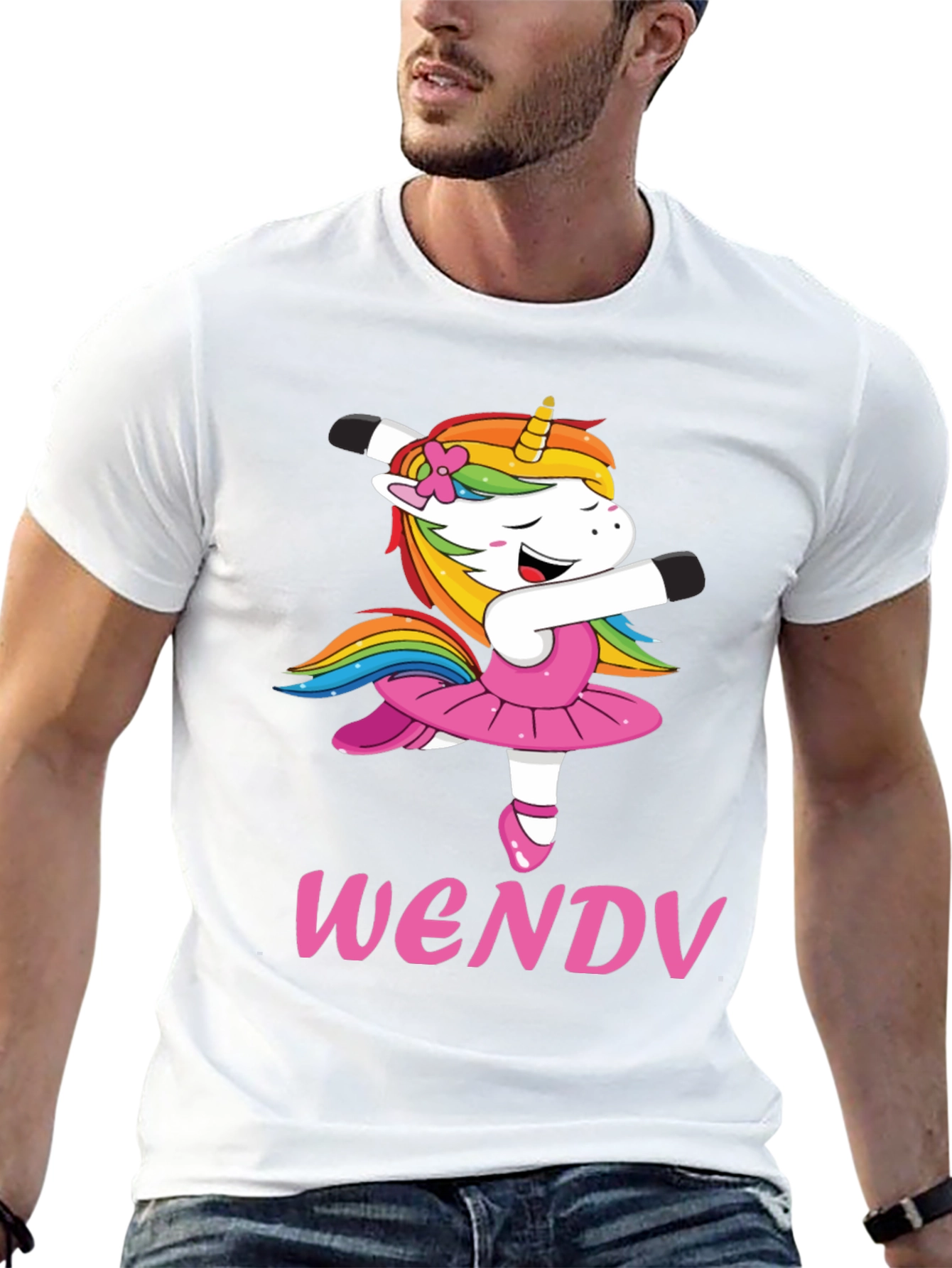 Wendy Unicorn Ballerina T-Shirt - Personalized