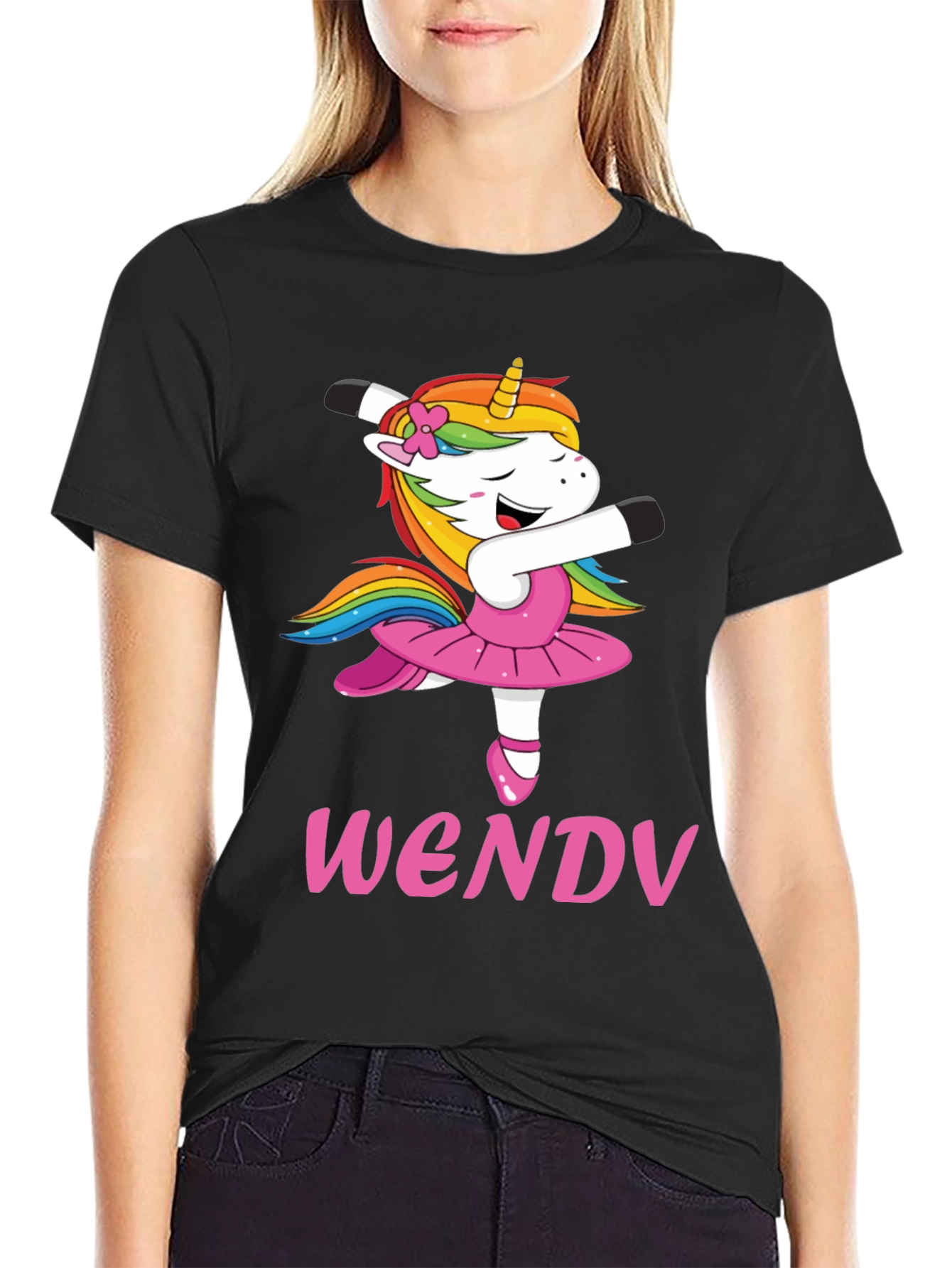 Wendy Unicorn Ballerina T-Shirt - Personalized