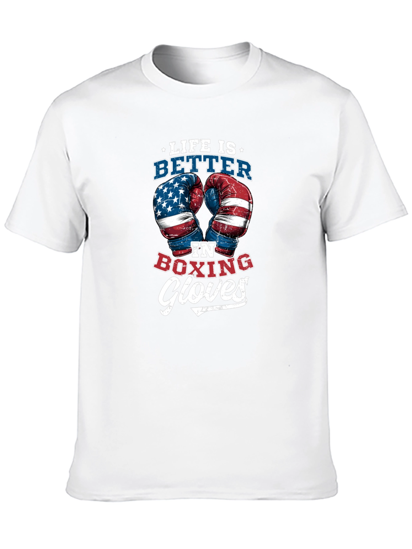 Boxing Gloves T-Shirt Life is Better Tee