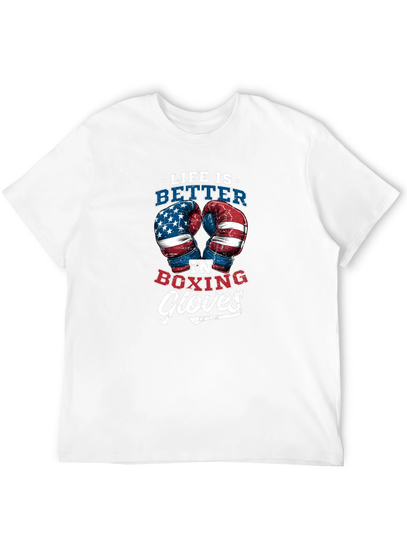 Boxing Gloves T-Shirt Life is Better Tee
