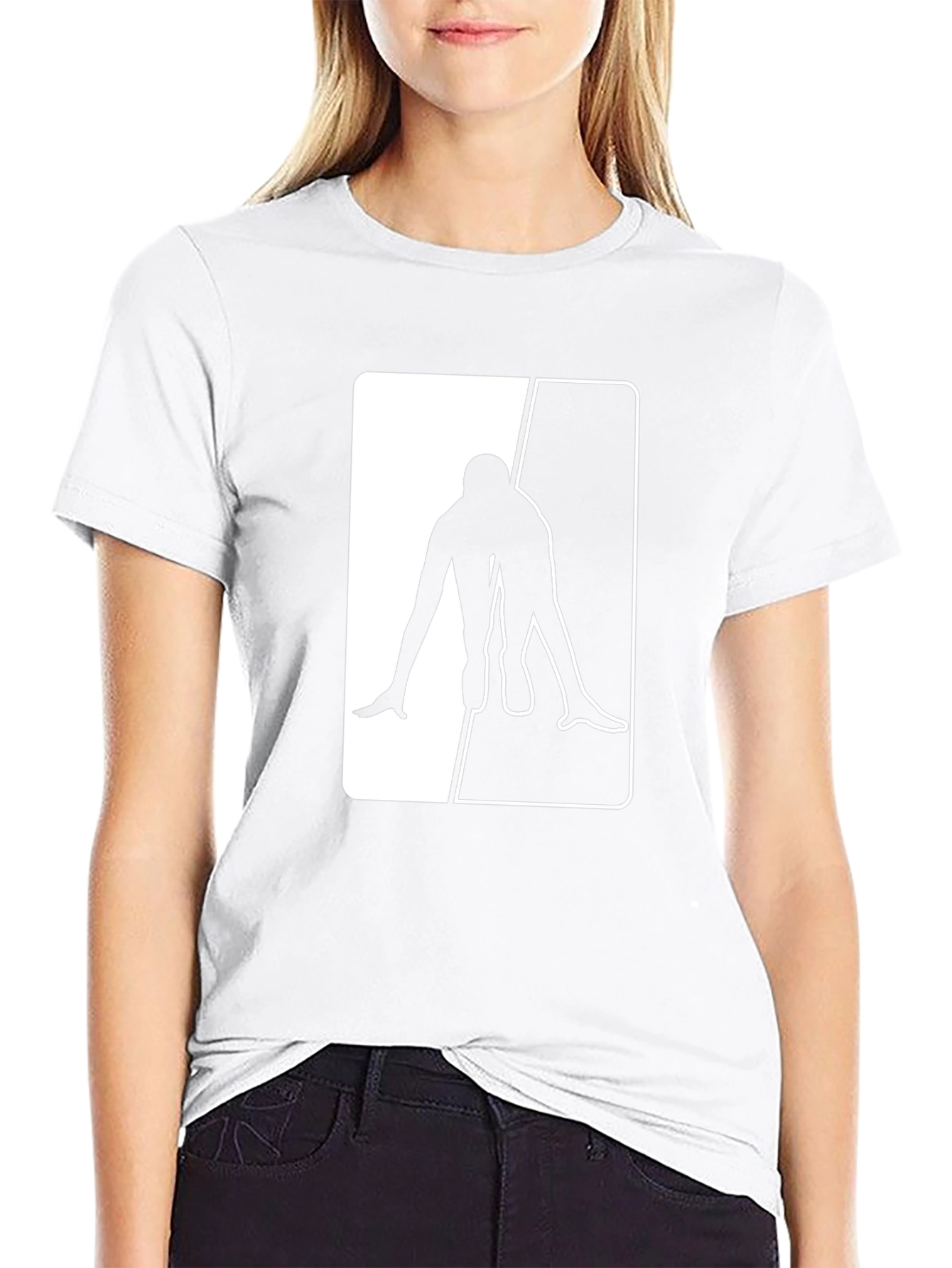 Black T-Shirt with Sprinter Graphic