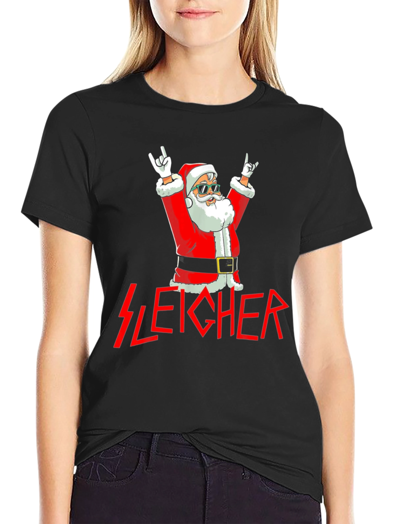 Rockin Santa Graphic Tee - Sleicher