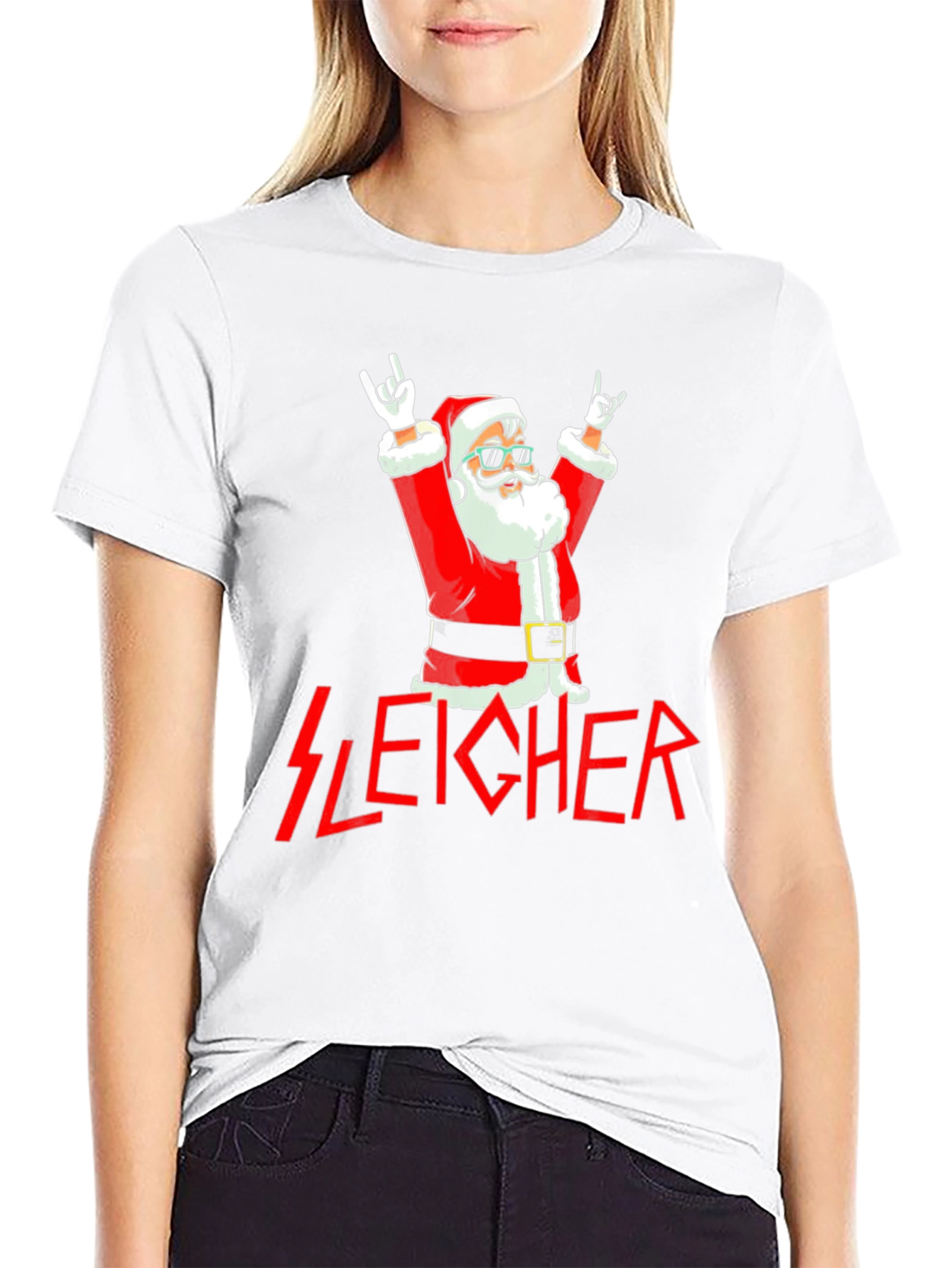Rockin Santa Graphic Tee - Sleicher