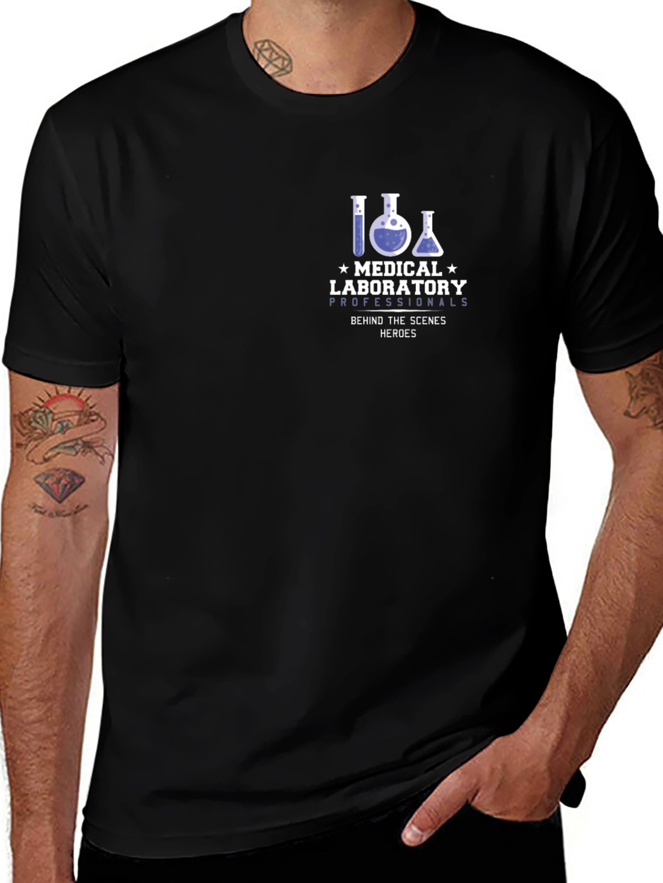 Medical Laboratory Professionals Black T-Shirt
