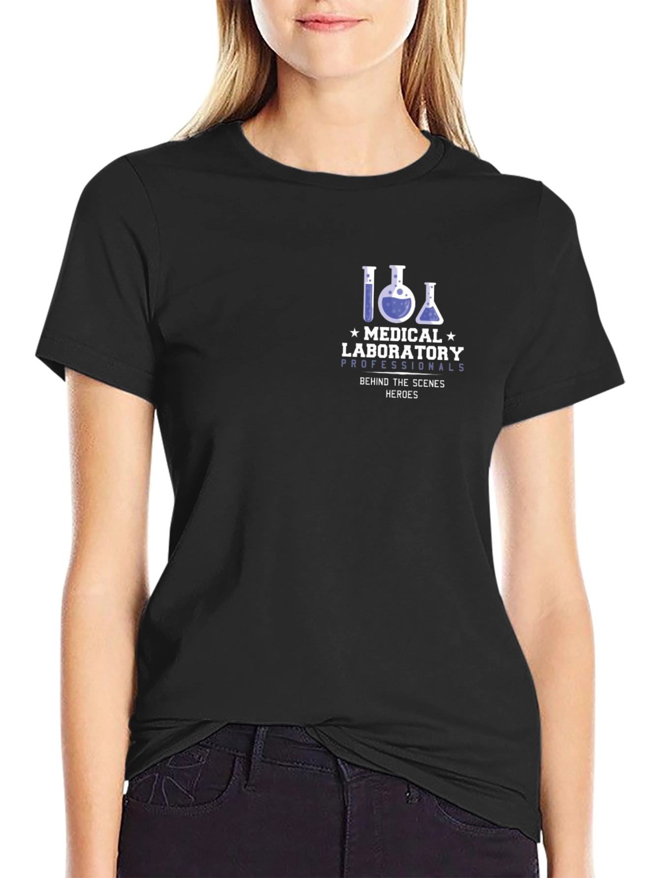 Medical Laboratory Professionals Black T-Shirt