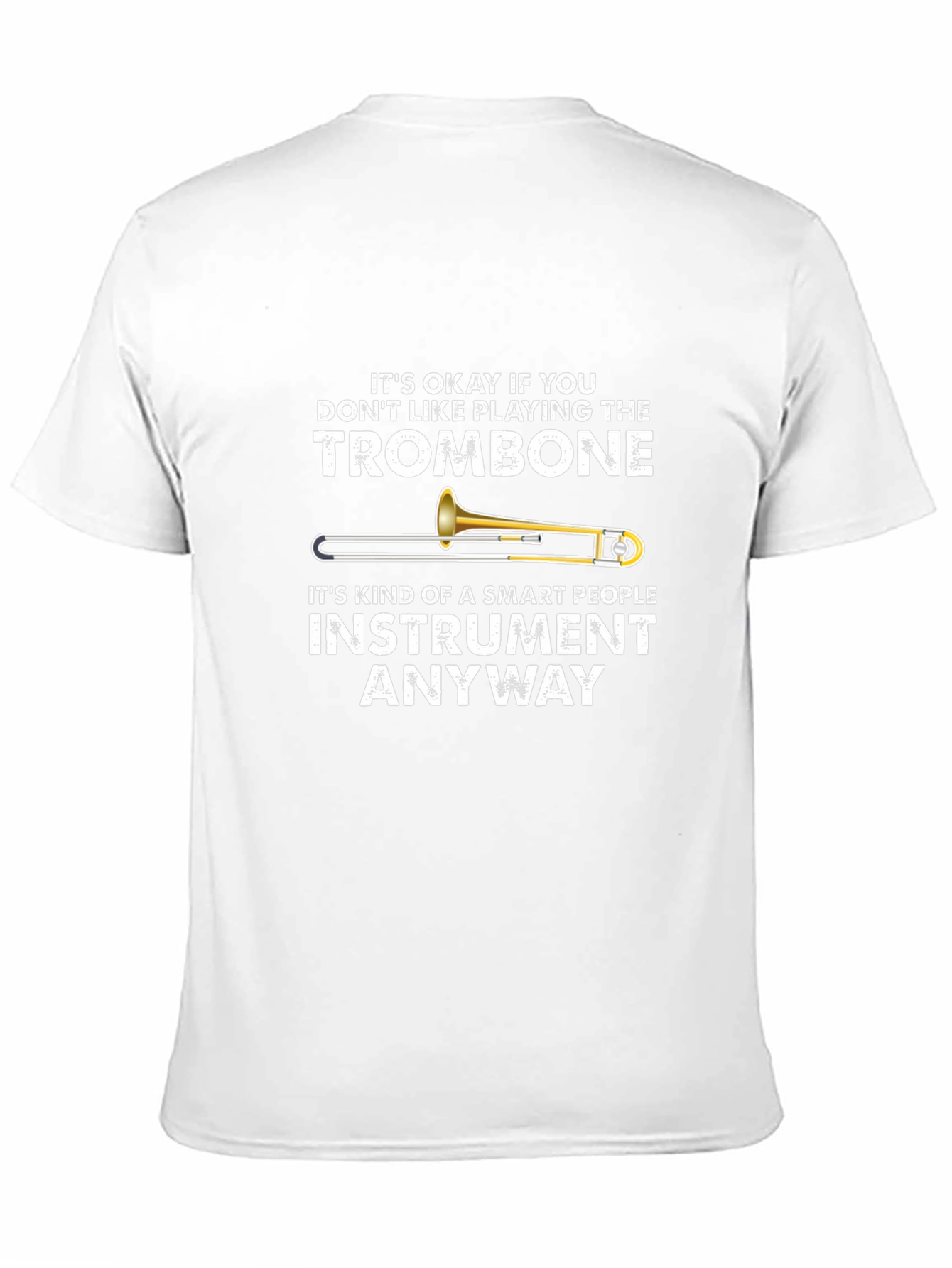 Trombone Player Smart People Instrument Graphic T-Shirt