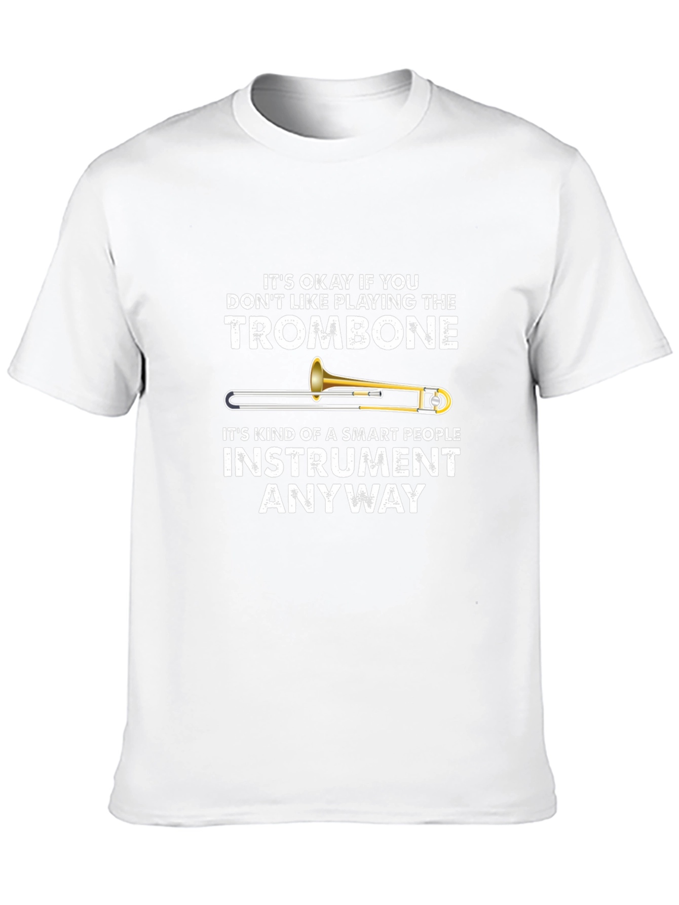 Trombone Player Smart People Instrument Graphic T-Shirt