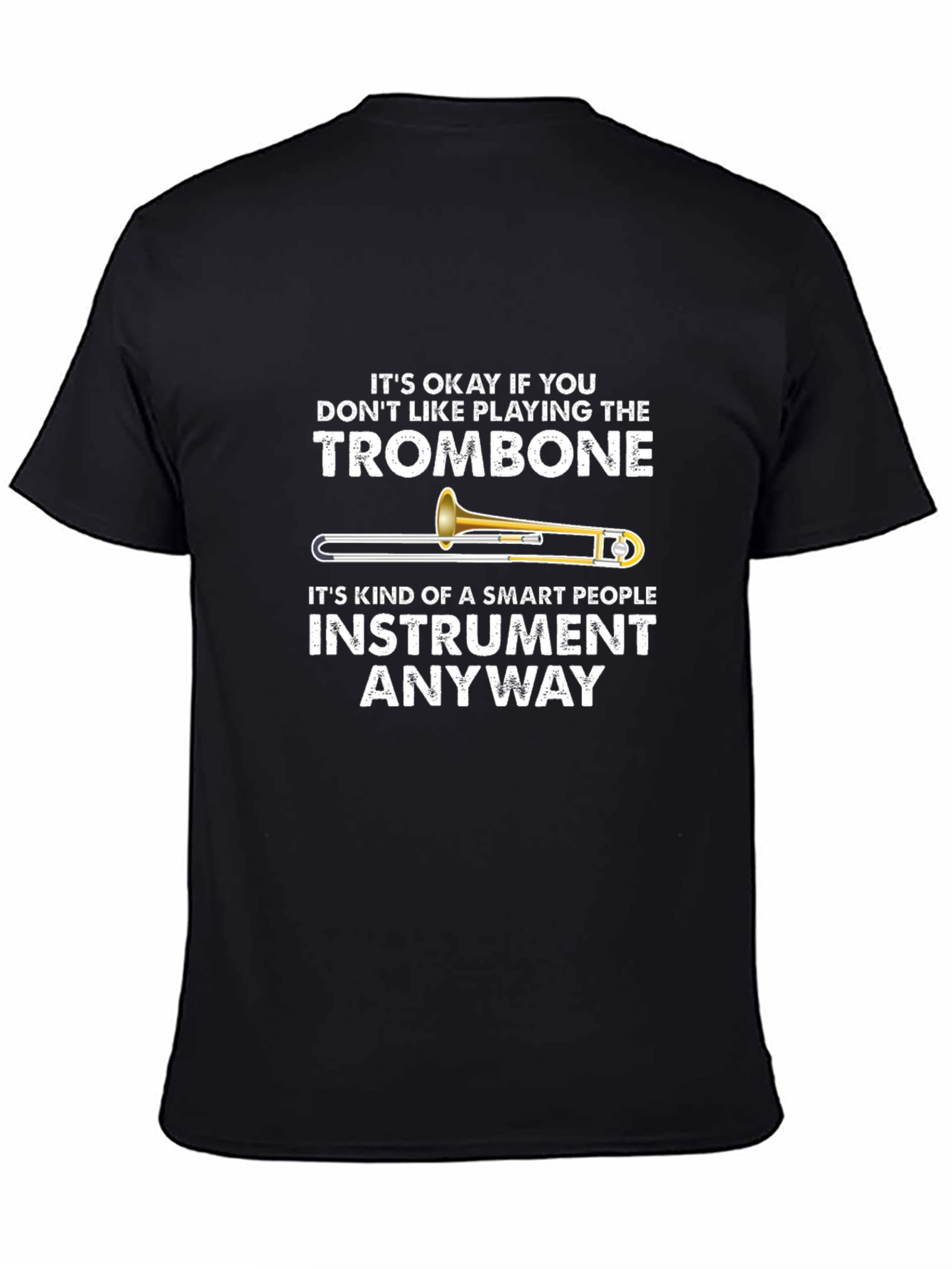 Trombone Player Smart People Instrument Graphic T-Shirt