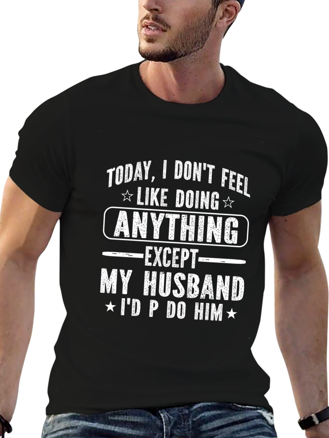 Funny Husband Graphic T-Shirt