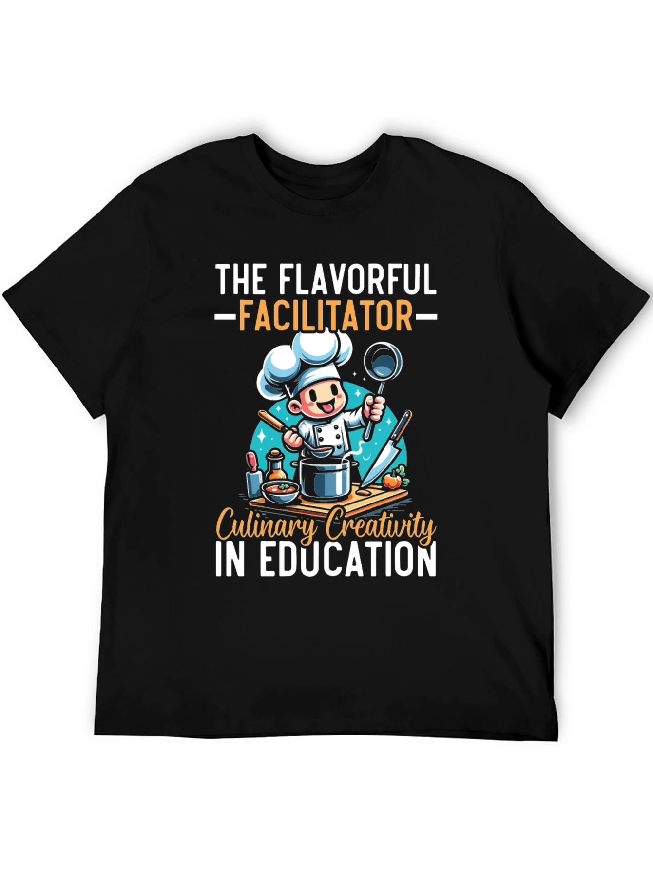 The Flavorful Facilitator Chef T-Shirt