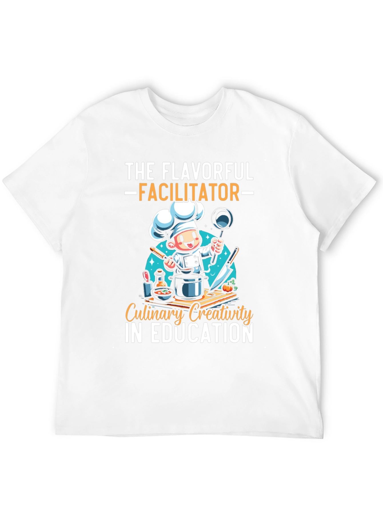 The Flavorful Facilitator Chef T-Shirt