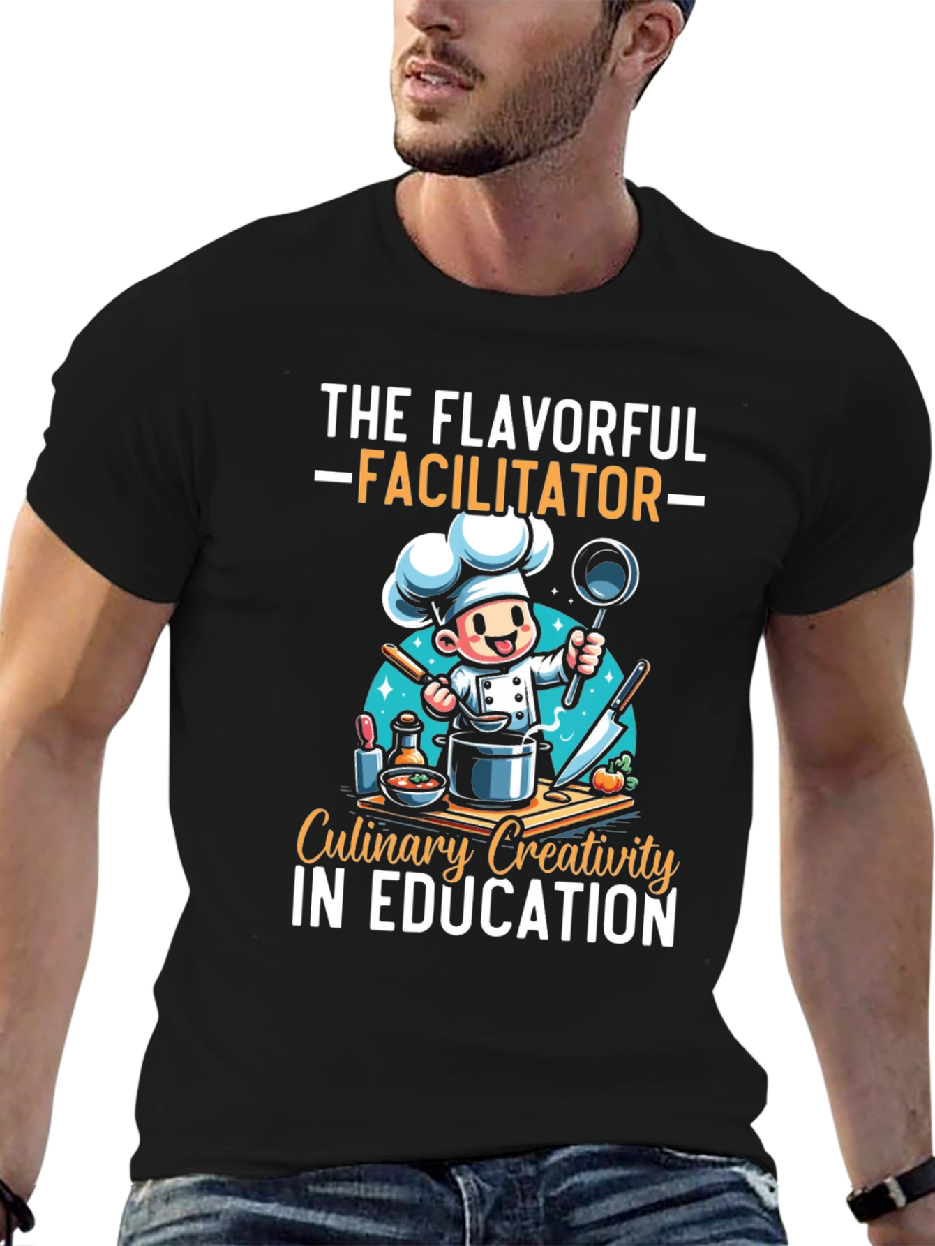 The Flavorful Facilitator Chef T-Shirt