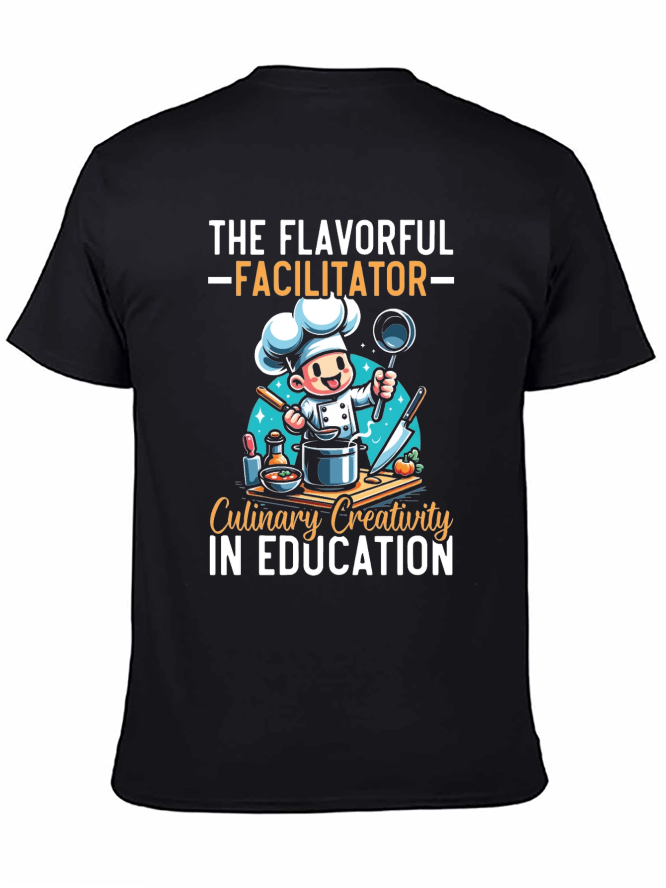 The Flavorful Facilitator Chef T-Shirt