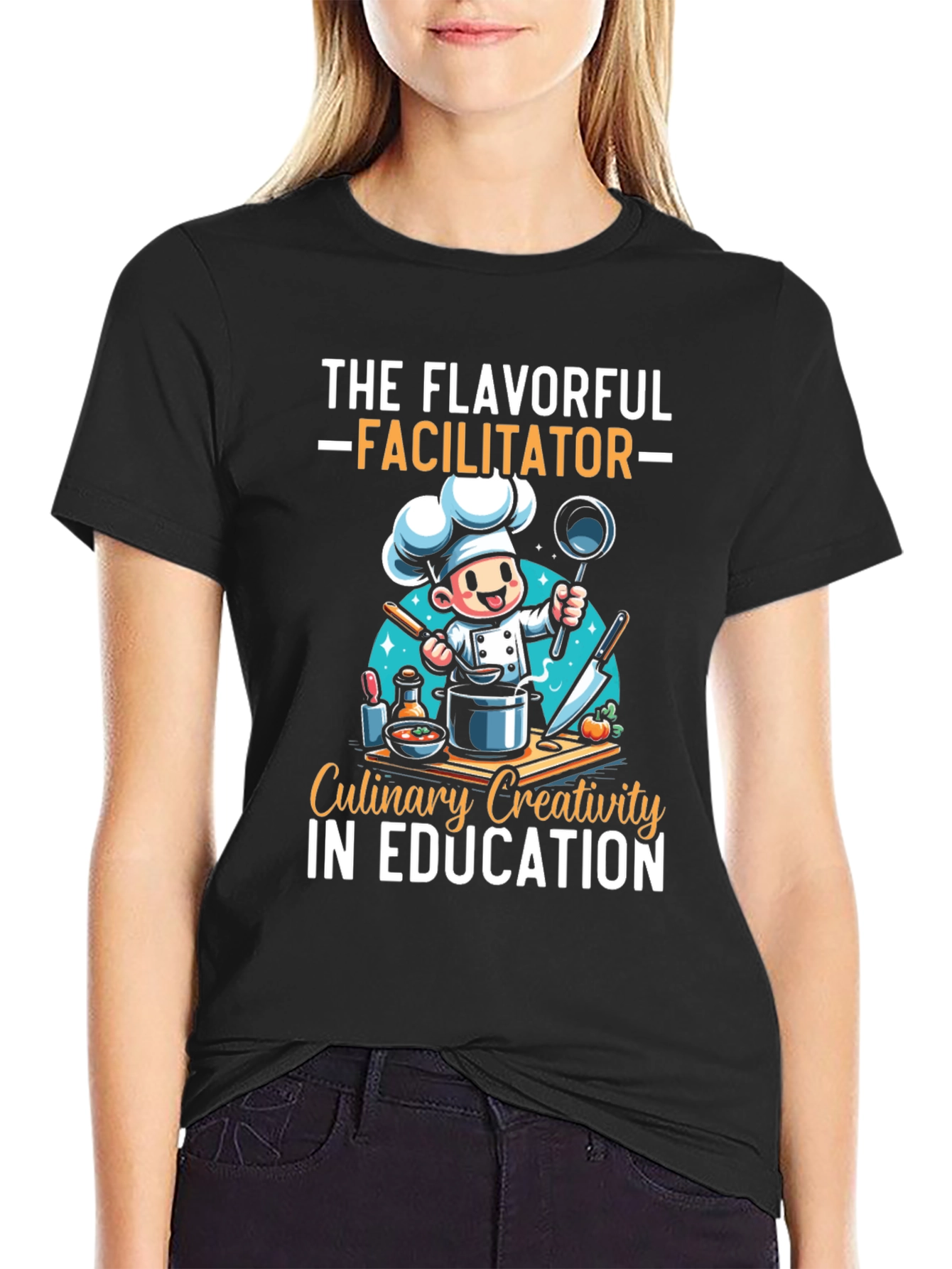 The Flavorful Facilitator Chef T-Shirt