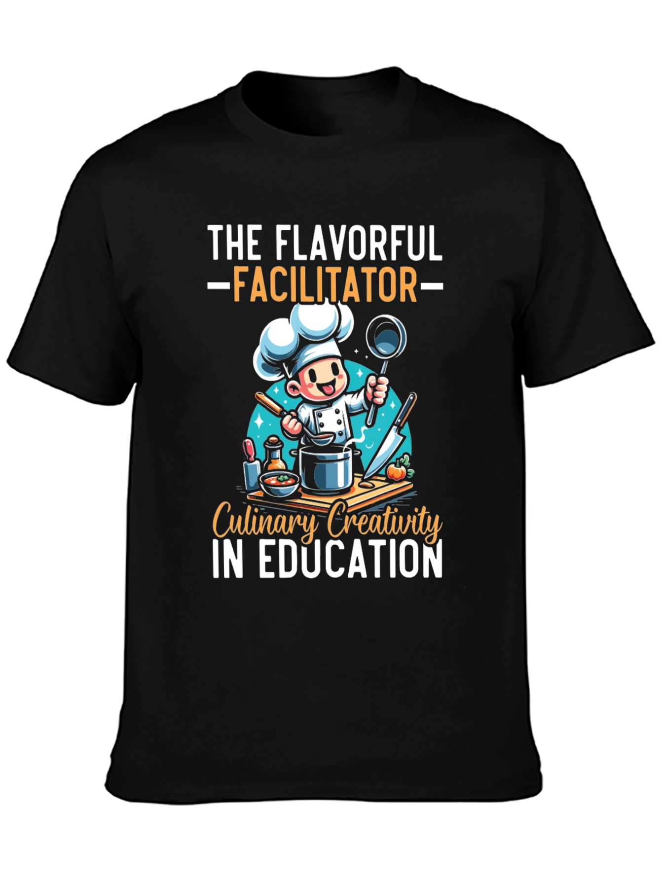The Flavorful Facilitator Chef T-Shirt