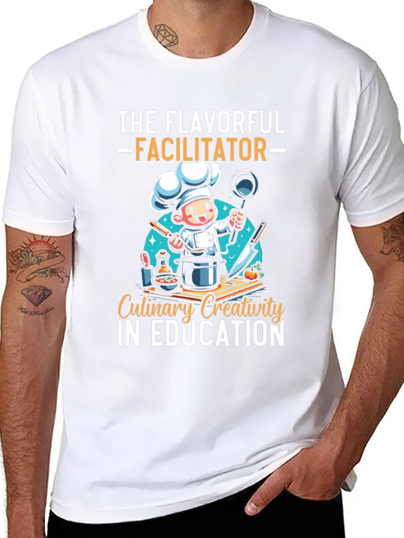 The Flavorful Facilitator Chef T-Shirt