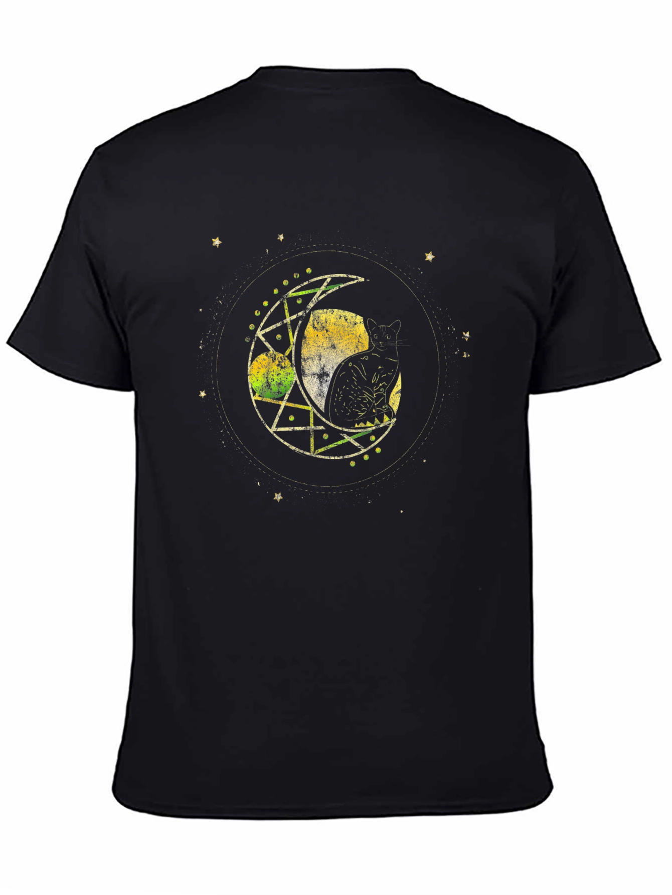 Celestial Cat Moon T-Shirt