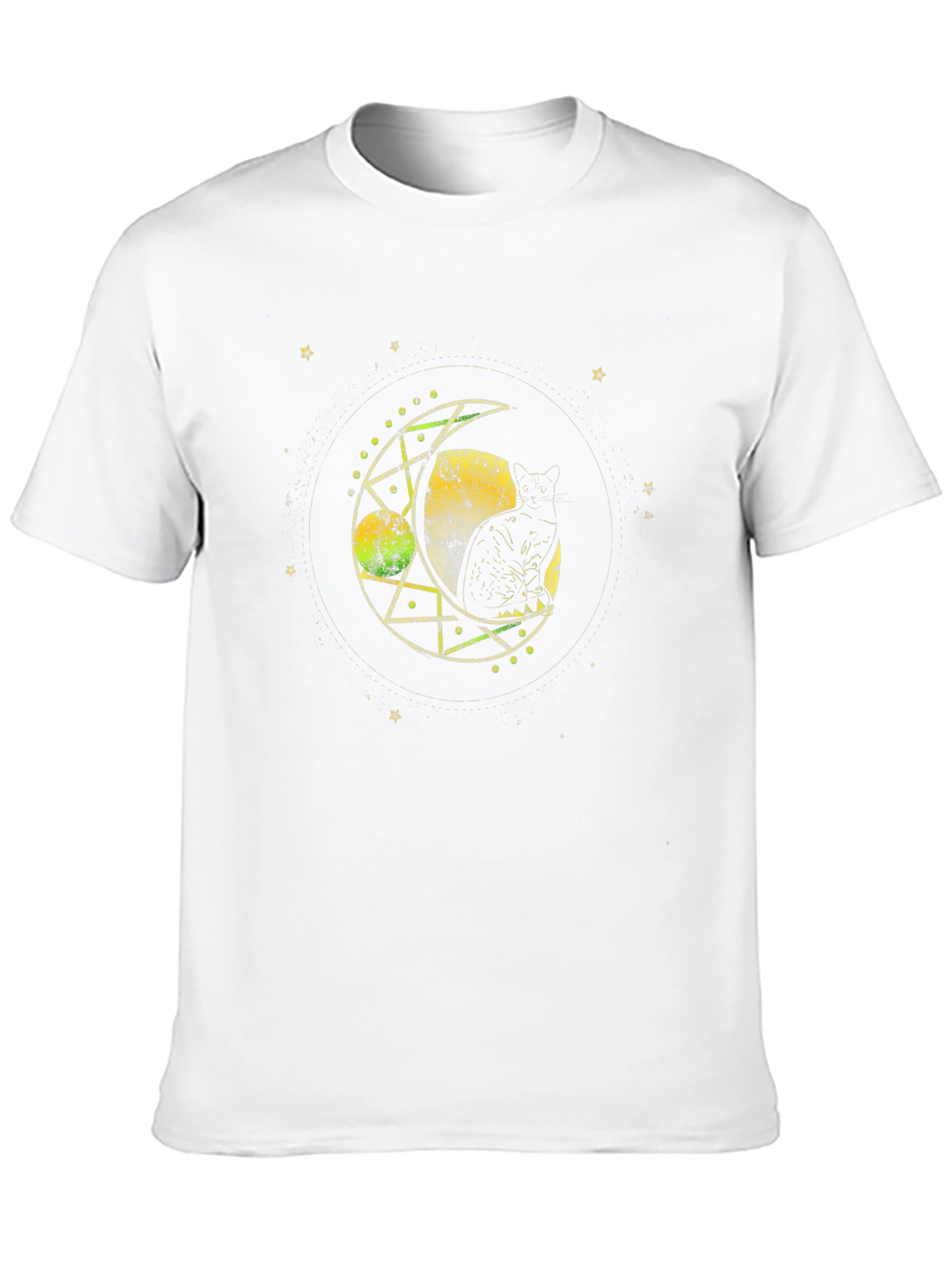 Celestial Cat Moon T-Shirt