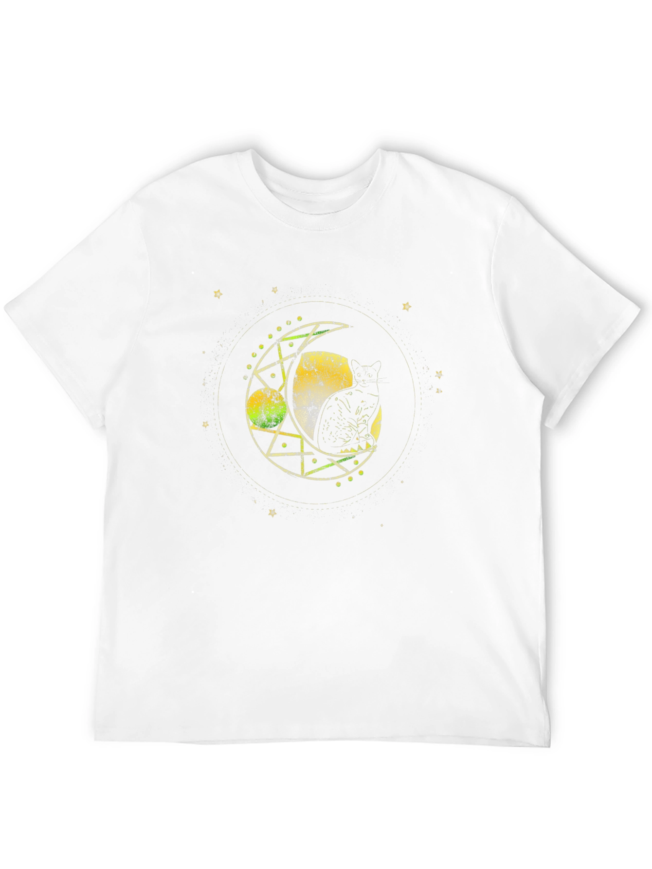 Celestial Cat Moon T-Shirt