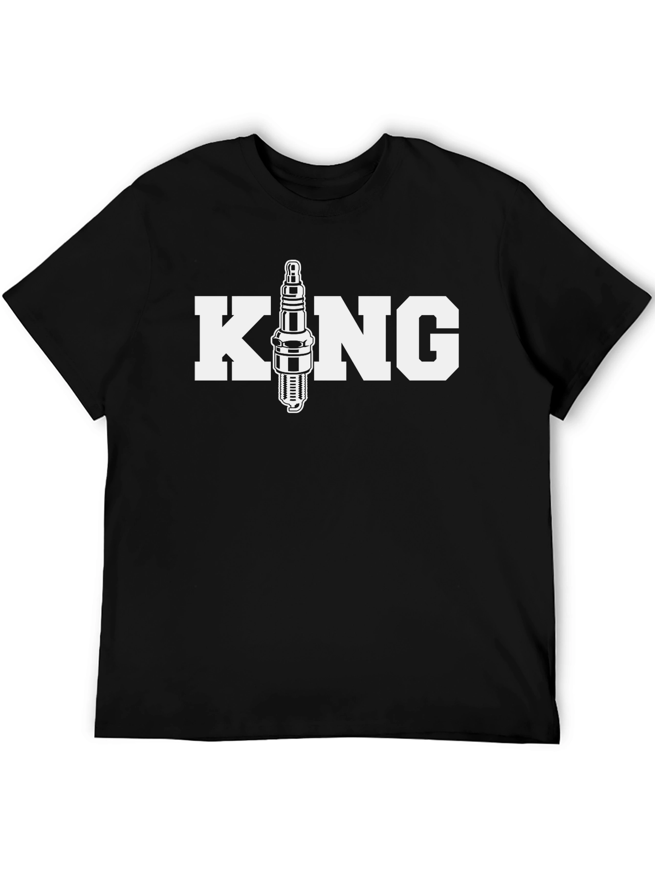 King Spark Plug Graphic T-Shirt