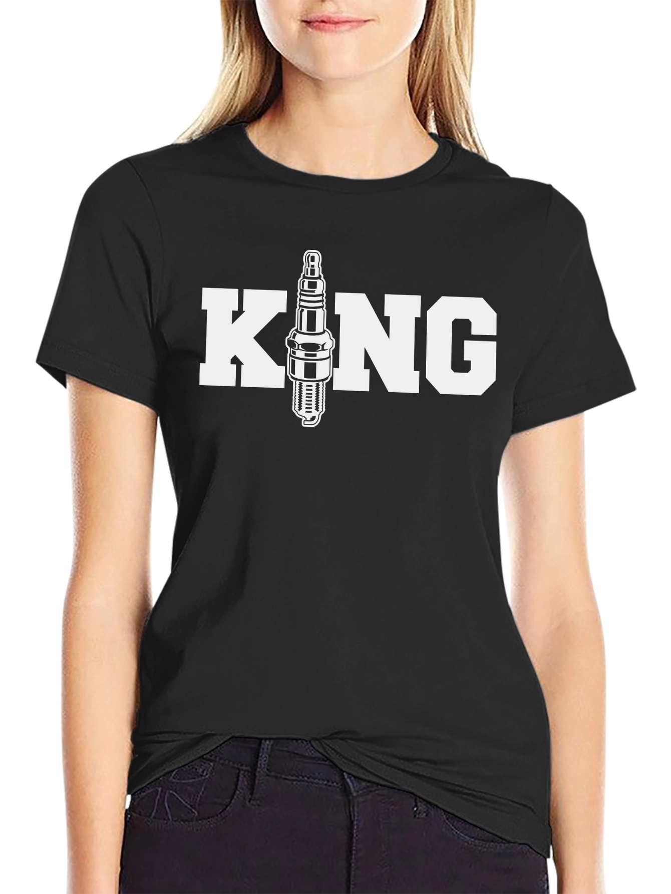King Spark Plug Graphic T-Shirt