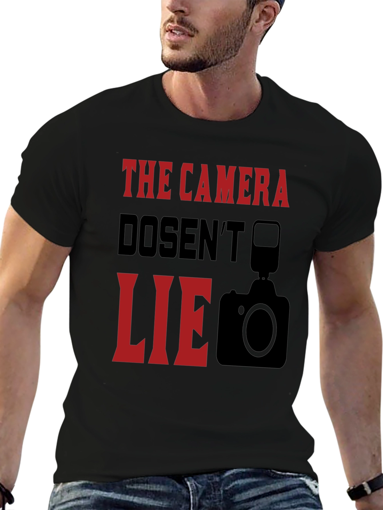 The Camera Doesnt Lie Graphic T-Shirt