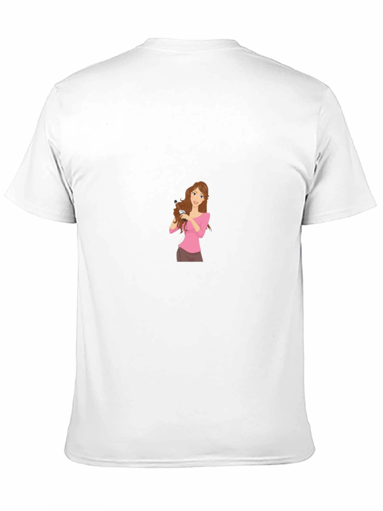 Black T-Shirt with Graphic Print