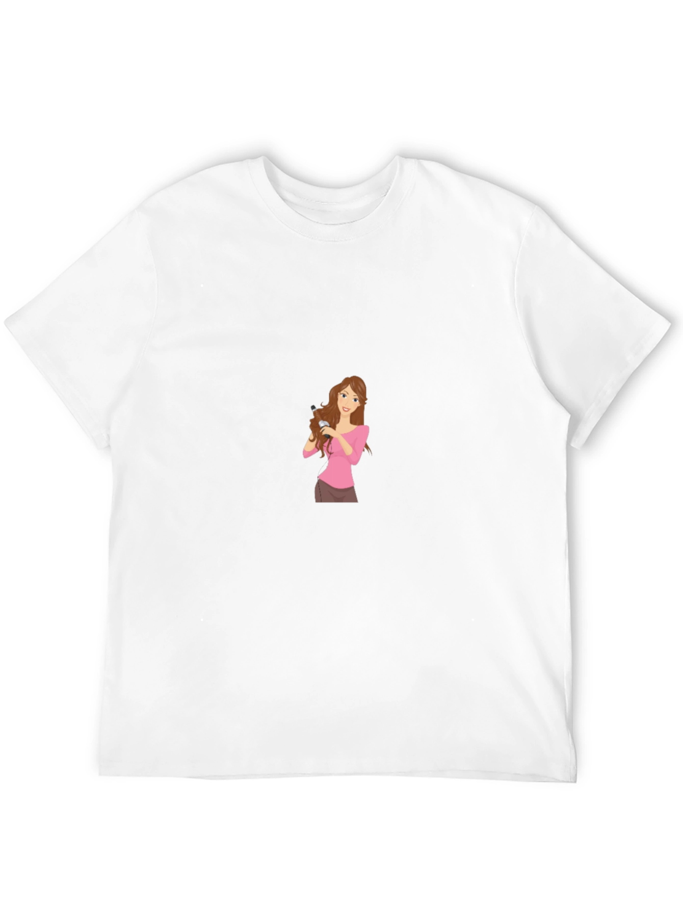 Black T-Shirt with Graphic Print
