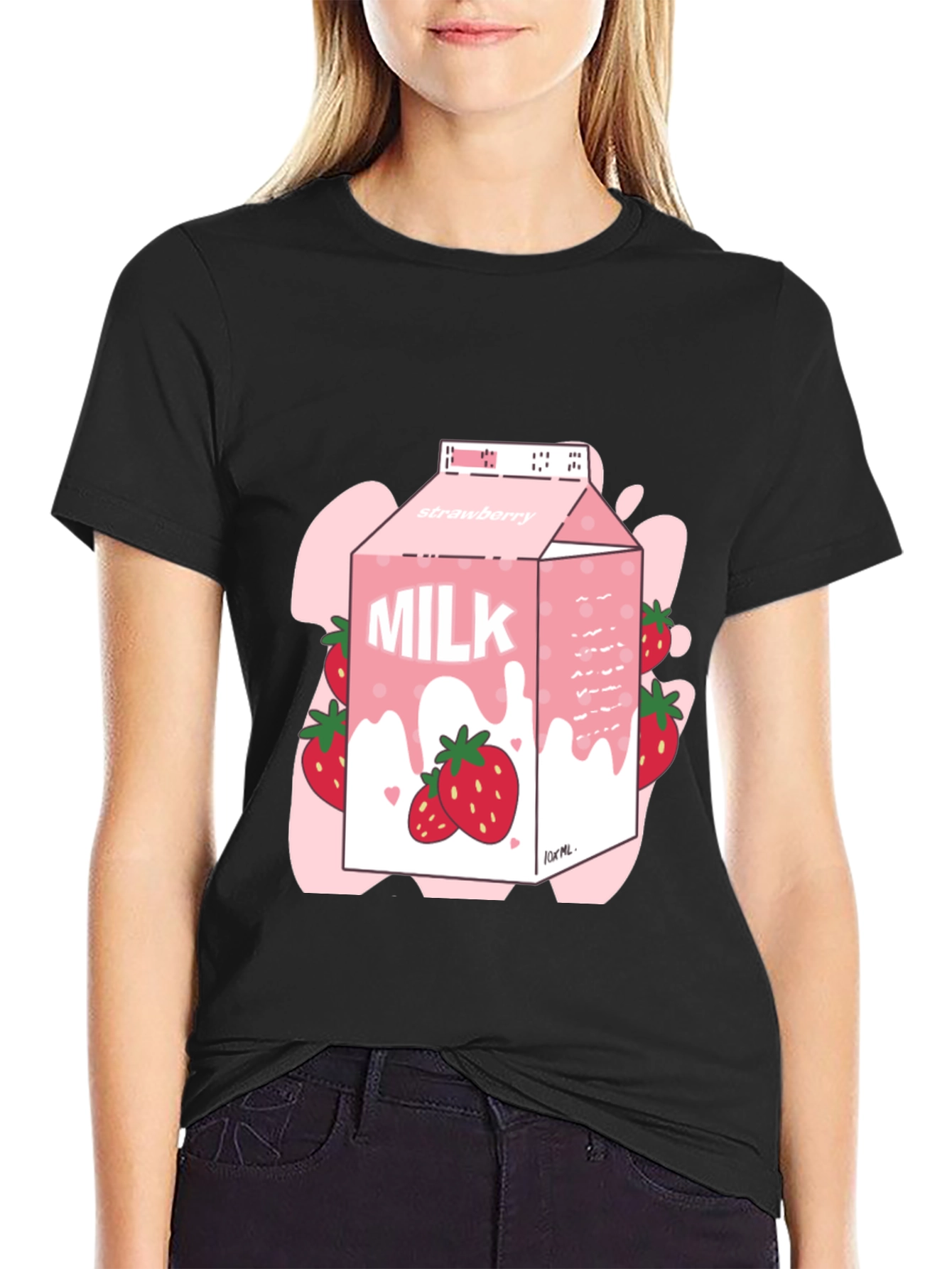 Strawberry Milk T-Shirt - Trendy Graphic Tee