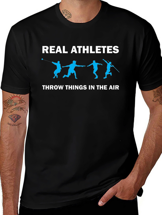 Real Athletes T-Shirt Throw Things In The Air