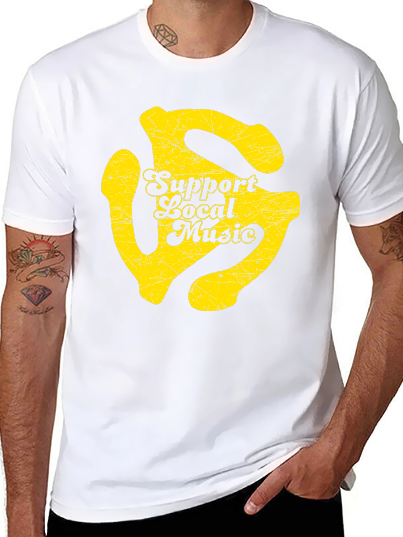 Support Local Music Black T-Shirt