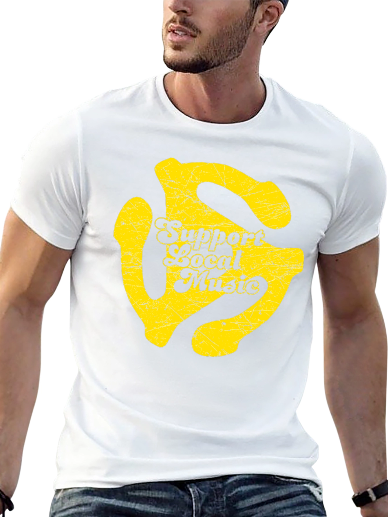 Support Local Music Black T-Shirt