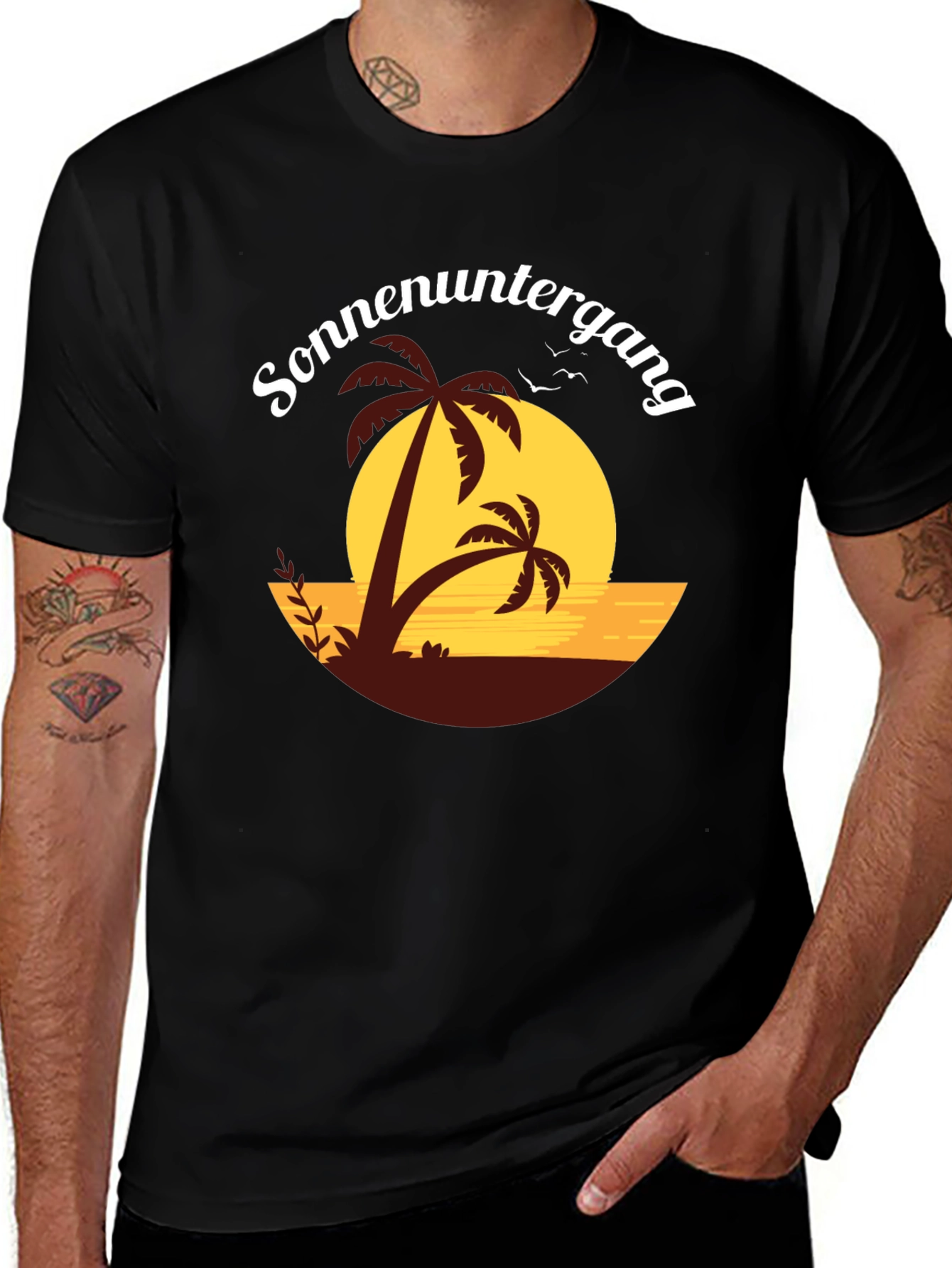 Sunset Palm Tree T-Shirt