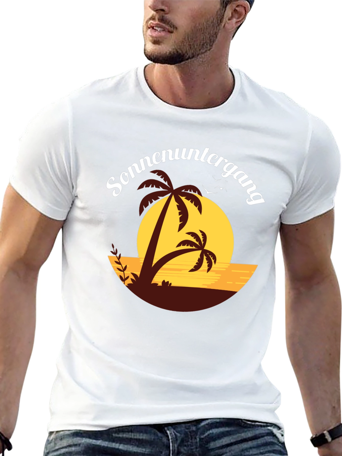Sunset Palm Tree T-Shirt