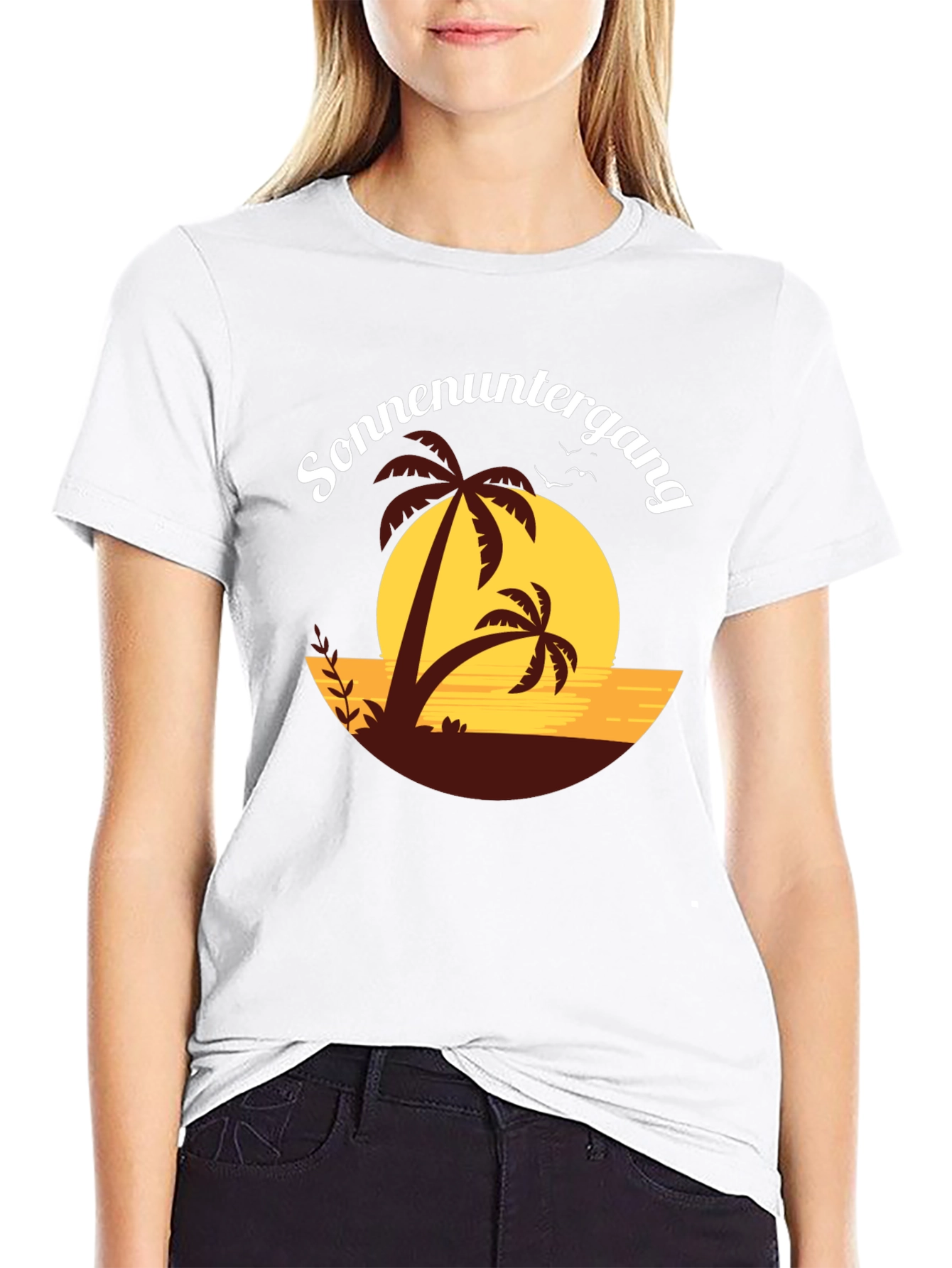 Sunset Palm Tree T-Shirt