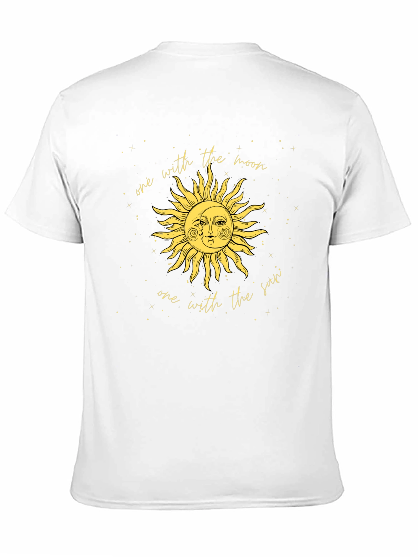 Sun & Moon Graphic Tee - Celestial Black T-Shirt