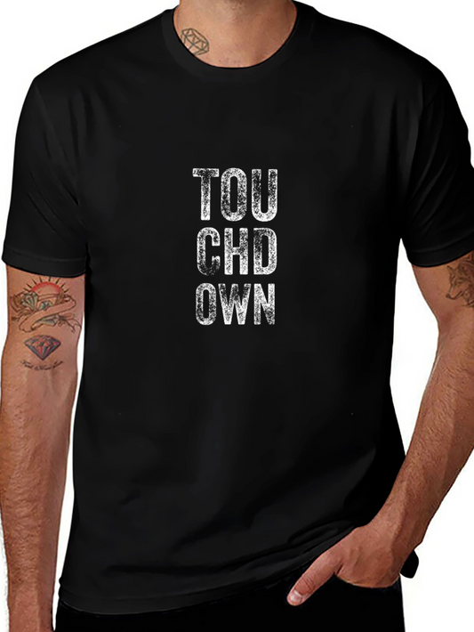 Touchdown T-Shirt - Black Graphic Tee