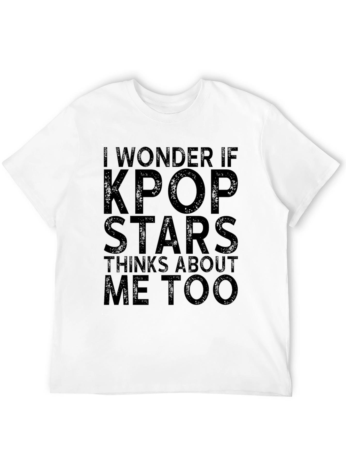 Kpop Stars Fan Tee - Unisex Black T-Shirt