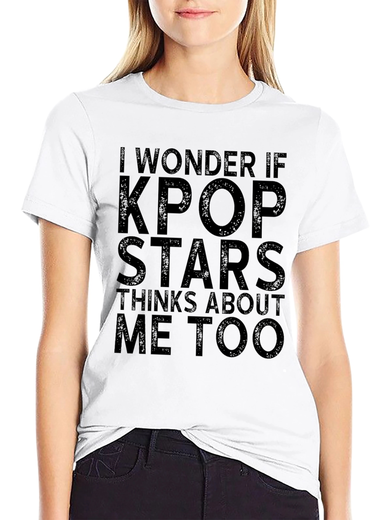 Kpop Stars Fan Tee - Unisex Black T-Shirt