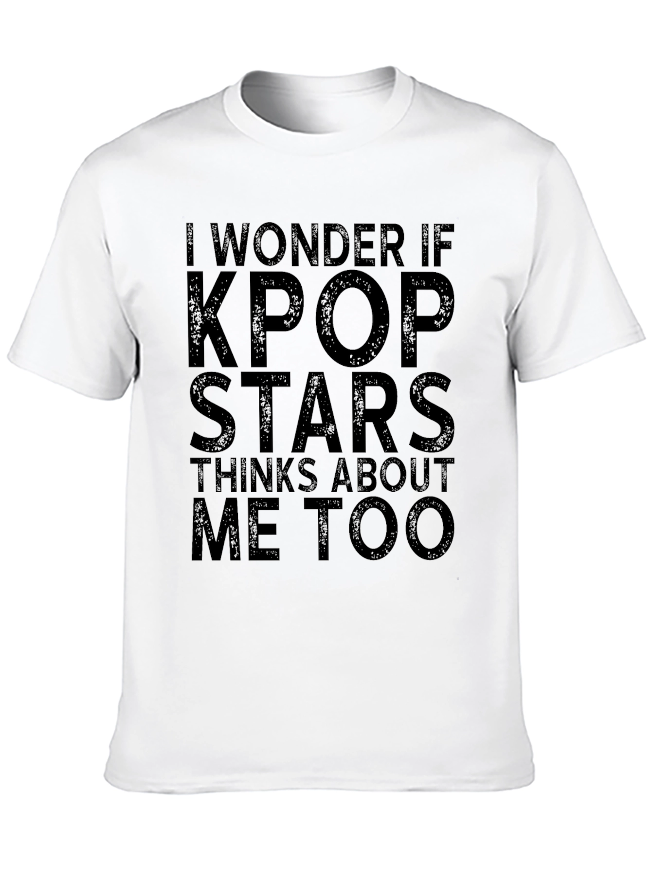 Kpop Stars Fan Tee - Unisex Black T-Shirt
