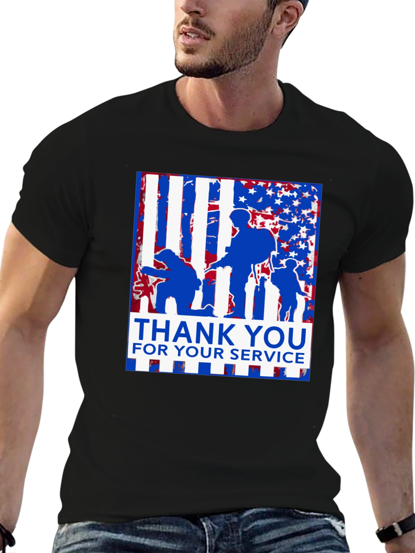 Thank You For Your Service Patriotic T-Shirt