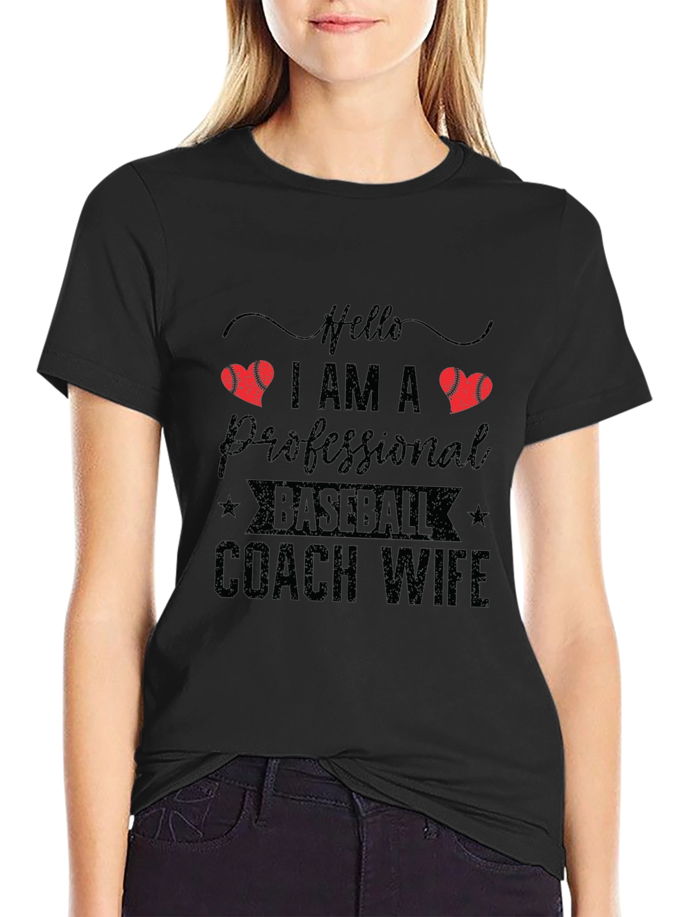 Baseball Coach Wife Graphic Tee