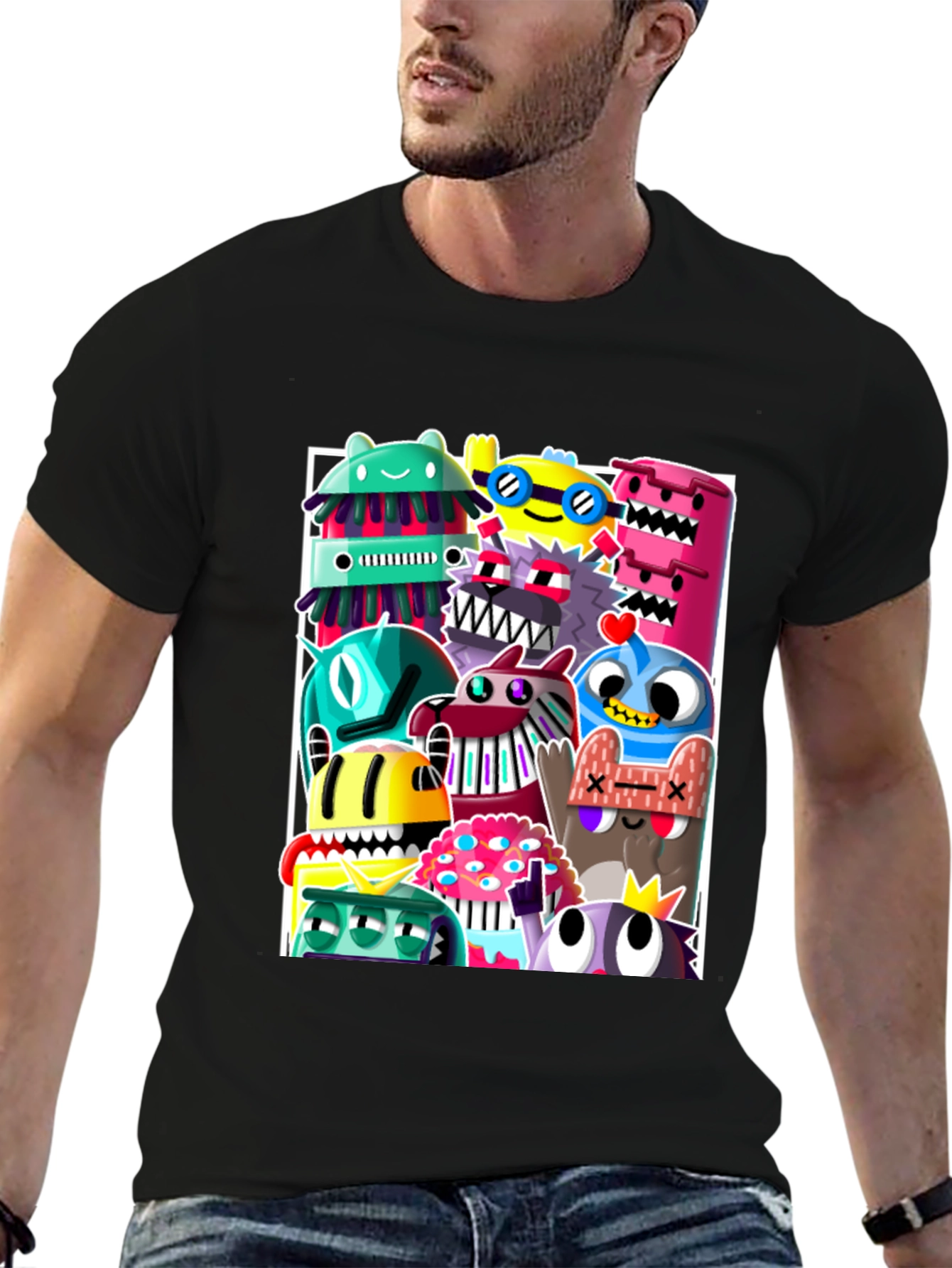 Monster Mania Black T-Shirt
