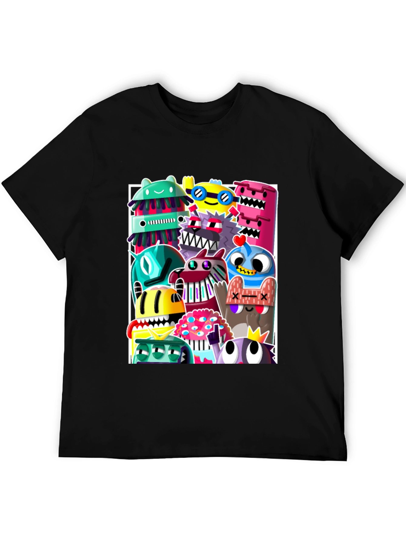 Monster Mania Black T-Shirt