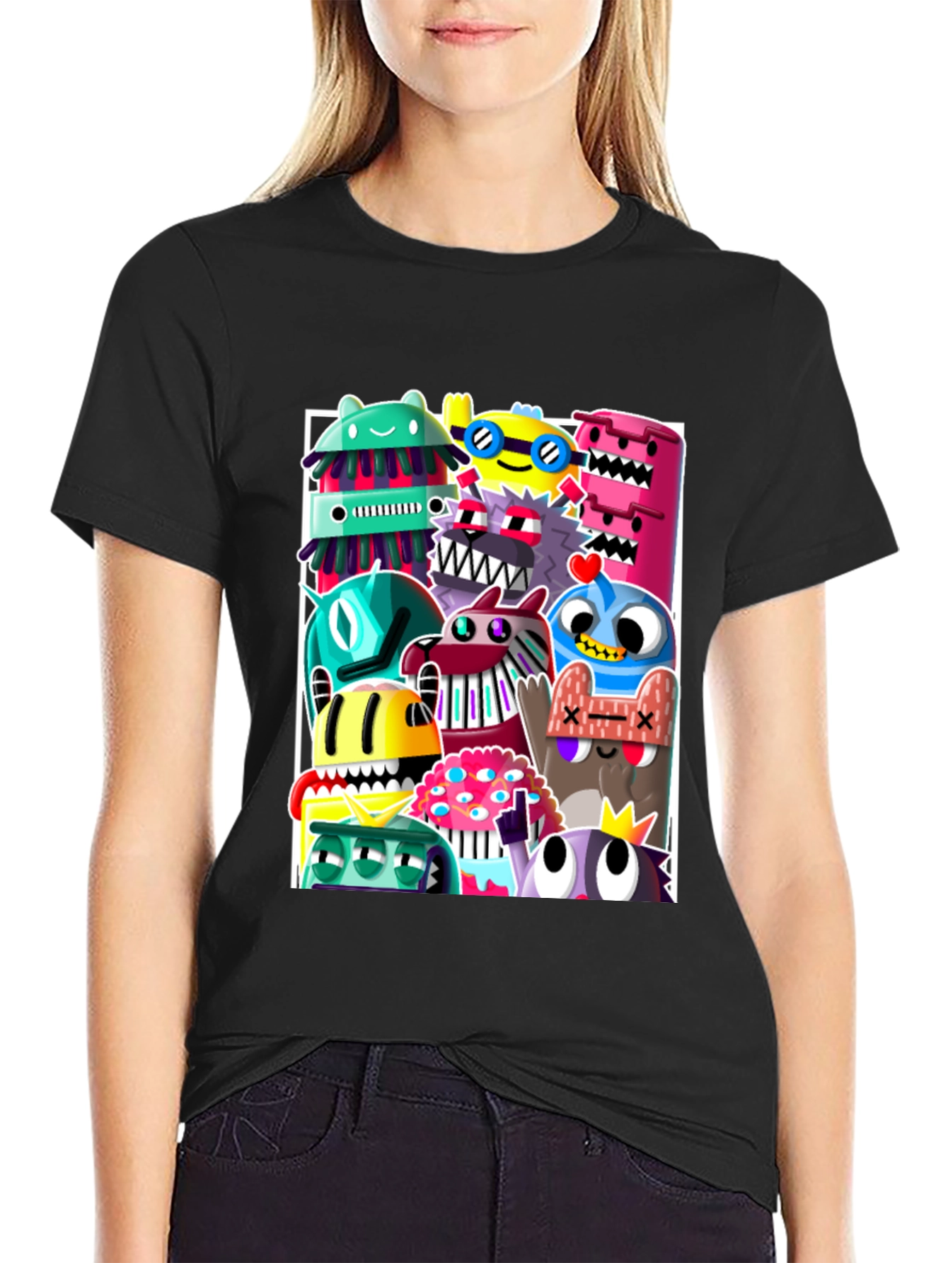 Monster Mania Black T-Shirt