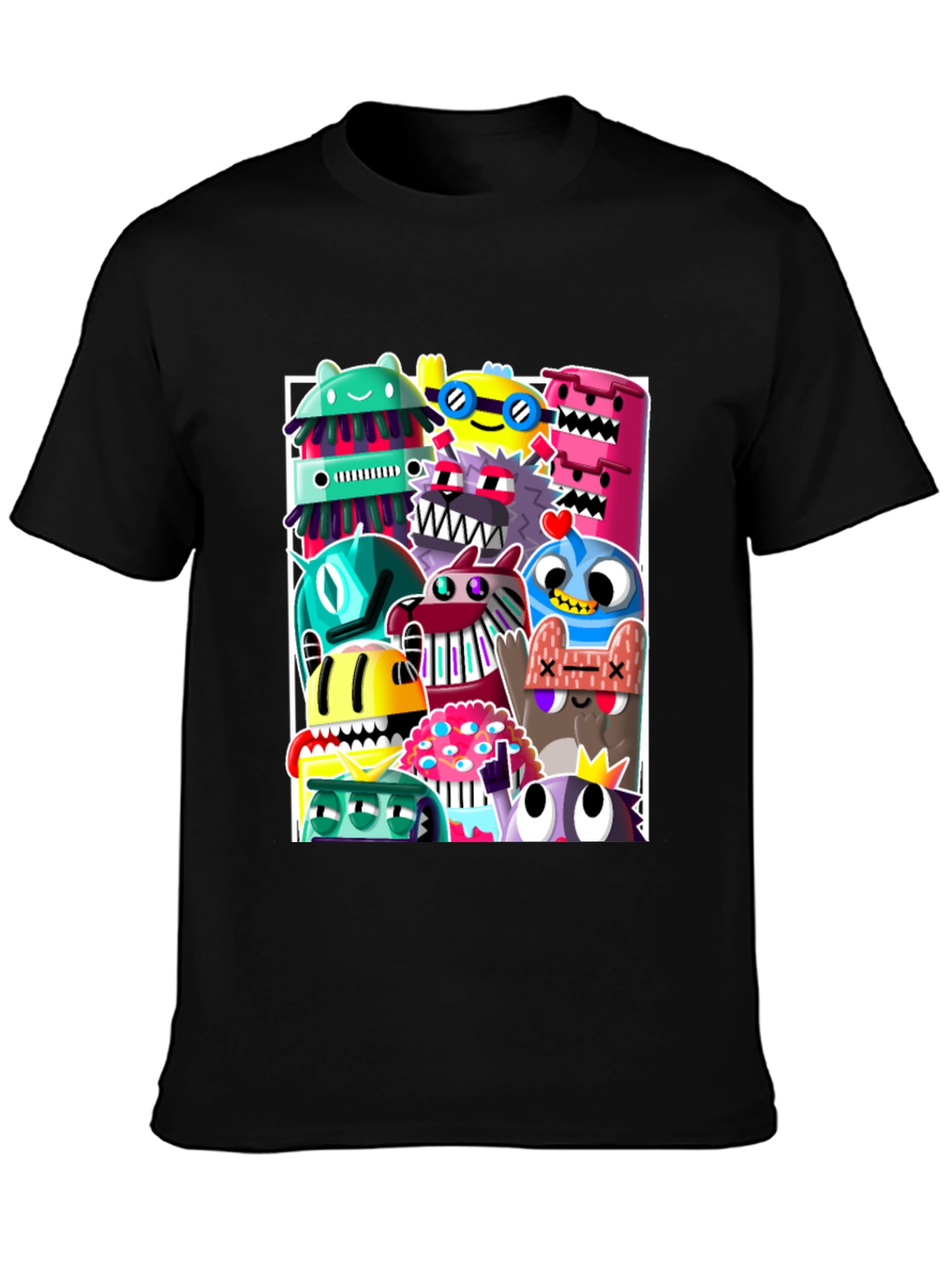 Monster Mania Black T-Shirt