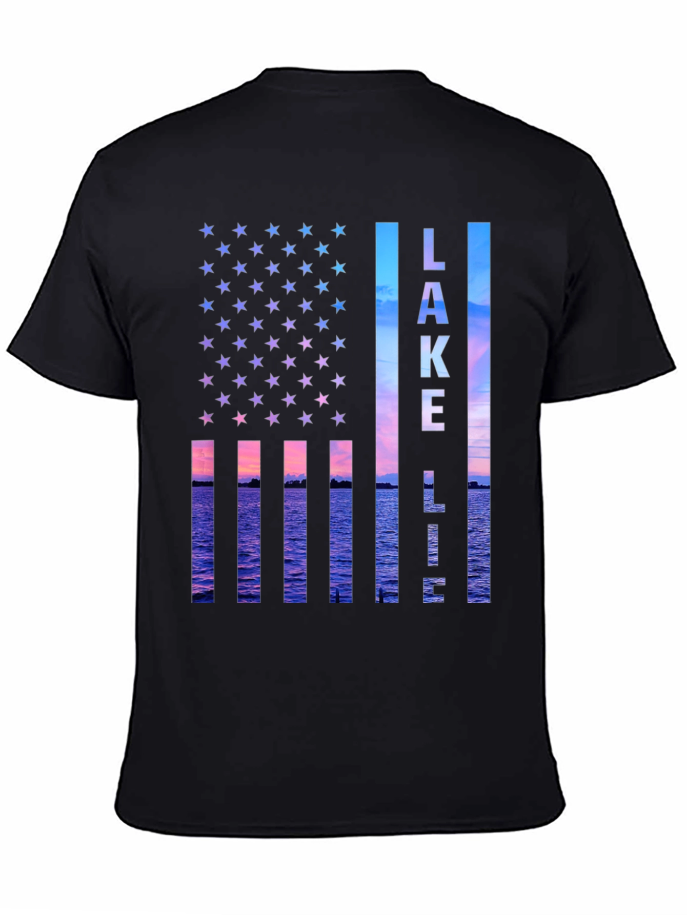 Lake Life American Flag T-Shirt