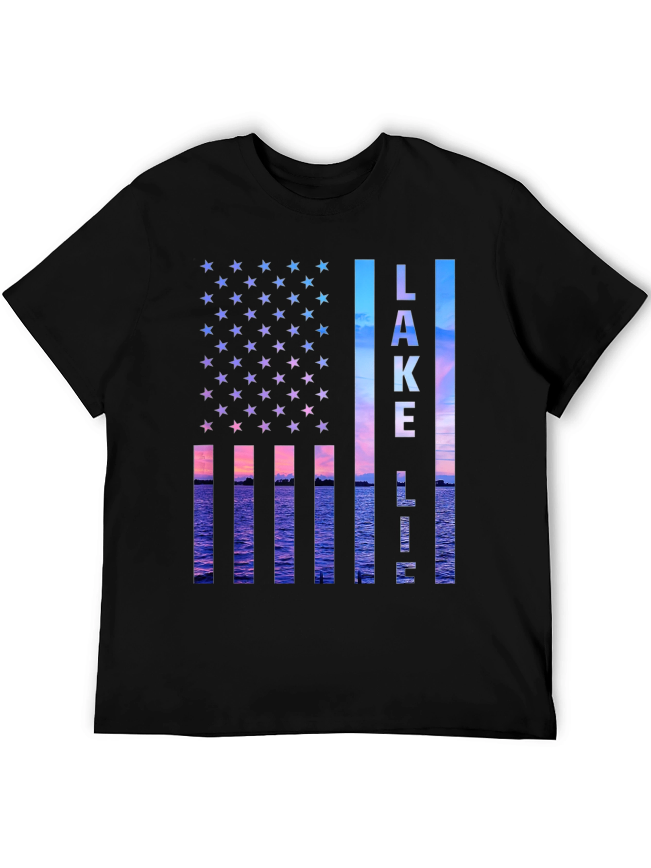 Lake Life American Flag T-Shirt