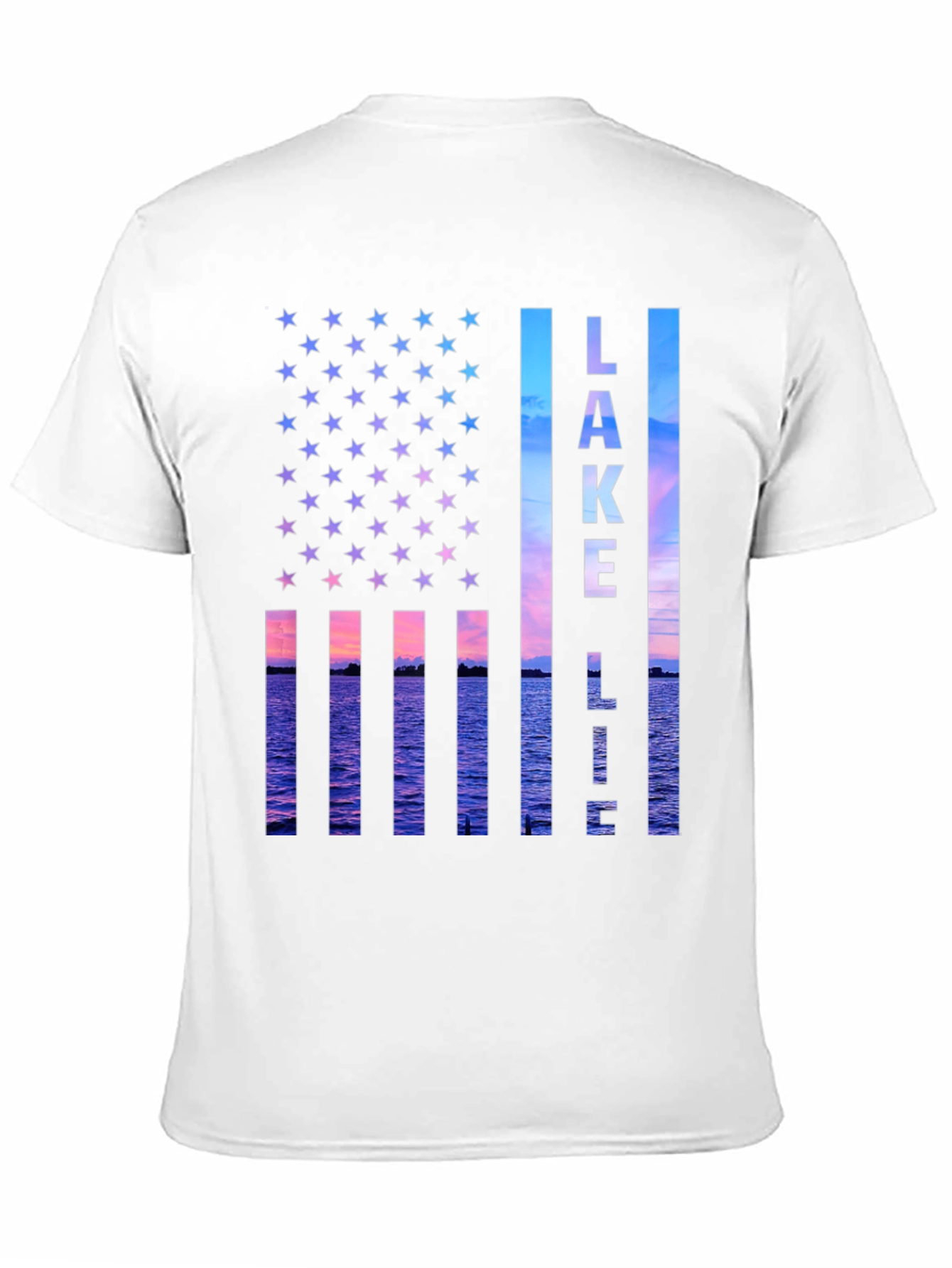 Lake Life American Flag T-Shirt